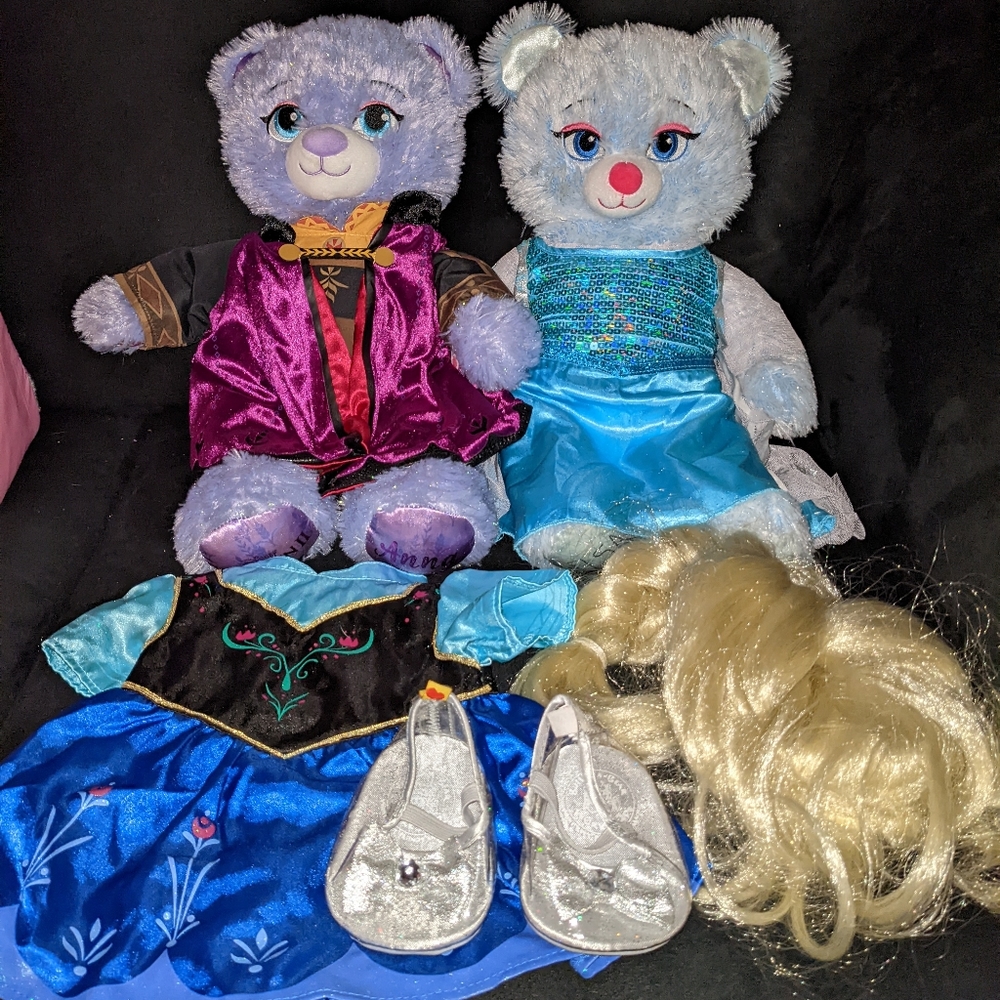 Elsa and Anna Build-A-Bear
